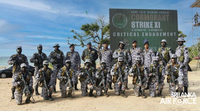 JOINT EXERCISE, “CORMORANT STRIKE XI – 2021” CONCLUDES AT KUCHCHAVELI BEACH