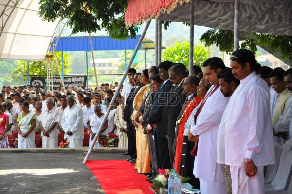 Commomoration Ceremony for War Heroes of Uva and Wellassa