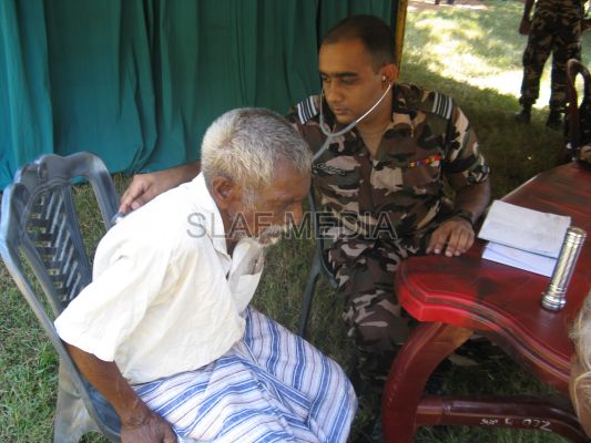 Community Service Conducted by SLAF Morawewa