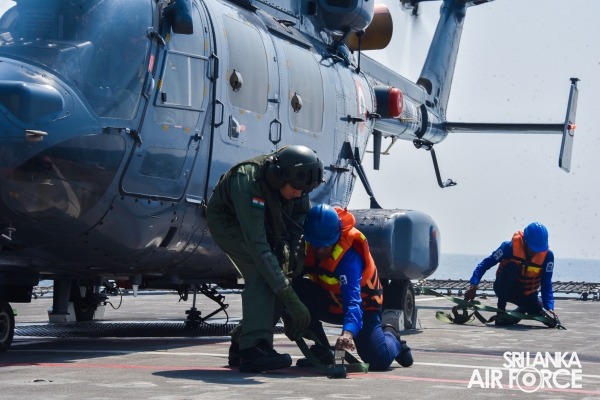 SLAF AND SLN CONCLUDE COMBINE EXERCISE WITH INDIAN NAVAL FORCE AT WESTERN SEAS