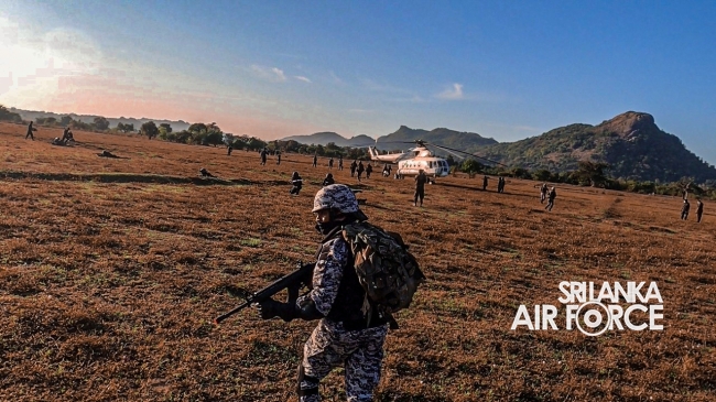 SLAF REGIMENT SPECIAL FORCES CONDUCT COMBAT SEARCH AND RESCUE TRAINING EXERCISE DURING CORMORANT STRIKE 2021