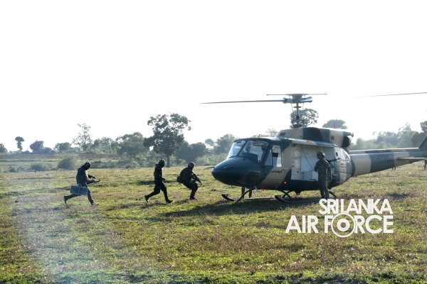 SLAF REGIMENT SPECIAL FORCES CONDUCT COMBAT SEARCH AND RESCUE TRAINING EXERCISE DURING CORMORANT STRIKE 2021