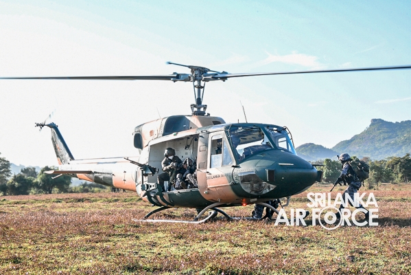 SLAF REGIMENT SPECIAL FORCES CONDUCT COMBAT SEARCH AND RESCUE TRAINING EXERCISE DURING CORMORANT STRIKE 2021