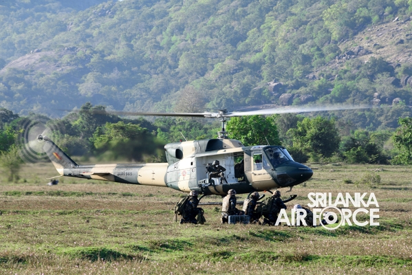 SLAF REGIMENT SPECIAL FORCES CONDUCT COMBAT SEARCH AND RESCUE TRAINING EXERCISE DURING CORMORANT STRIKE 2021