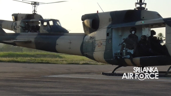 SLAF REGIMENT SPECIAL FORCES CONDUCT COMBAT SEARCH AND RESCUE TRAINING EXERCISE DURING CORMORANT STRIKE 2021
