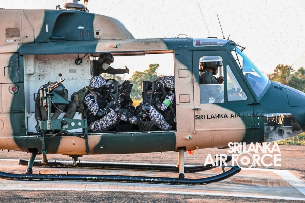 SLAF REGIMENT SPECIAL FORCES CONDUCT COMBAT SEARCH AND RESCUE TRAINING EXERCISE DURING CORMORANT STRIKE 2021