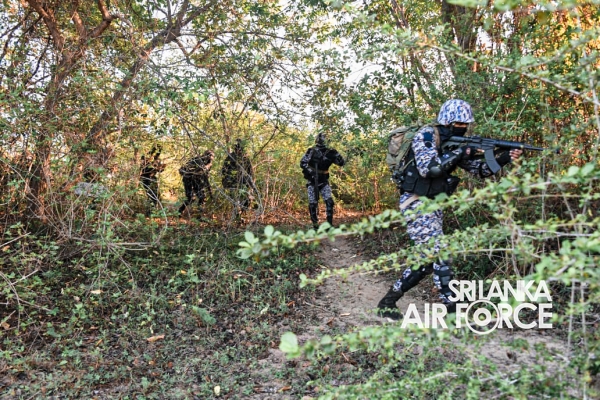 SLAF REGIMENT SPECIAL FORCES CONDUCT COMBAT SEARCH AND RESCUE TRAINING EXERCISE DURING CORMORANT STRIKE 2021