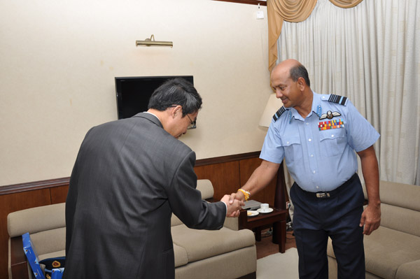 Courtesy call by Chinese Air Force Delegation
