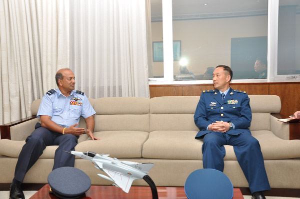 Courtesy call by Chinese Air Force Delegation