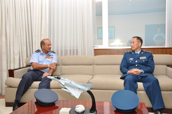 Courtesy call by Chinese Air Force Delegation