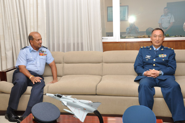 Courtesy call by Chinese Air Force Delegation