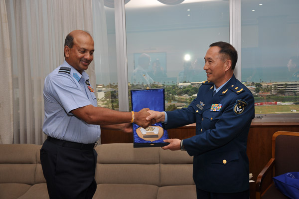 Courtesy call by Chinese Air Force Delegation