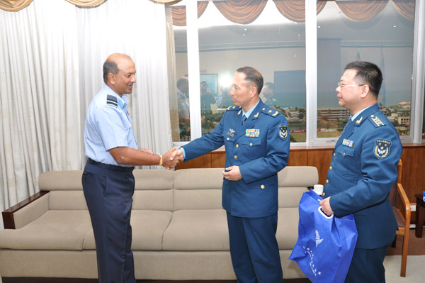 Courtesy call by Chinese Air Force Delegation