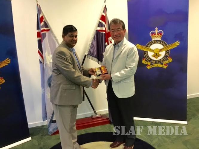 Courtesy Call on Commander of the Sri Lanka Air Force by Chief of Staff of Japan Air Self Defence Force (JASDF)