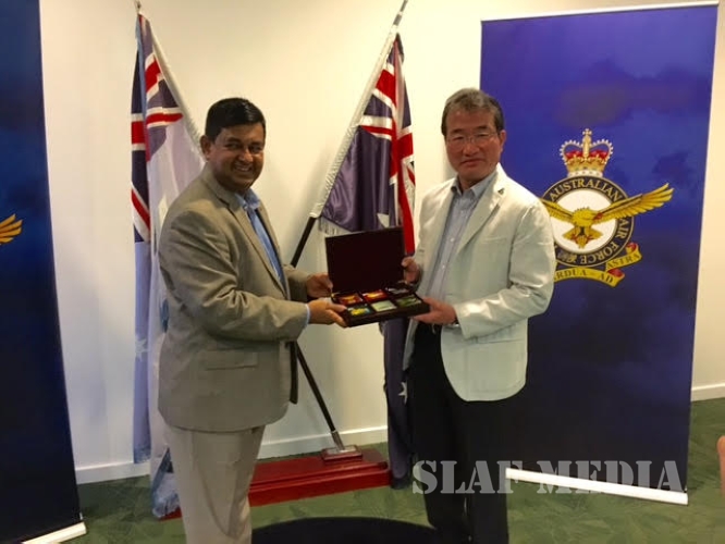 Courtesy Call on Commander of the Sri Lanka Air Force by Chief of Staff of Japan Air Self Defence Force (JASDF)