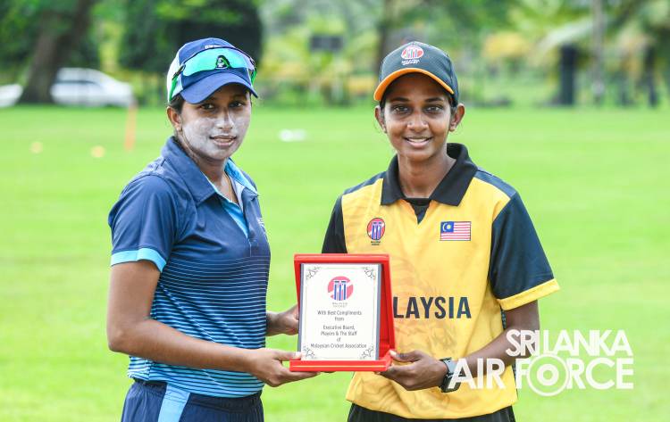 SLAF WOMEN’S TEAM WINS FRIENDLY MATCH AGAINST VISITING MALAYSIAN NATIONAL WOMEN’S CRICKET TEAM