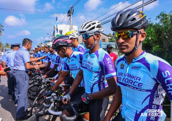SLAF WOMEN
CYCLISTS EXCELS AT THE DEFENCE SERVICES CYCLING CHAMPIONSHIP 2024/2025