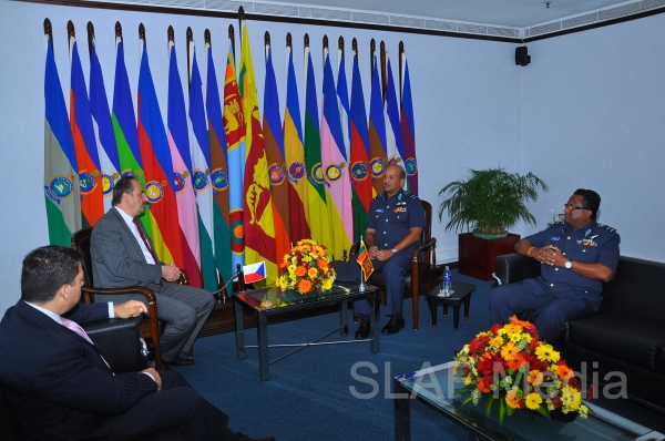 Minister of Foreign Affairs of The Czech Republic calls on The
Commander Of The Air Force