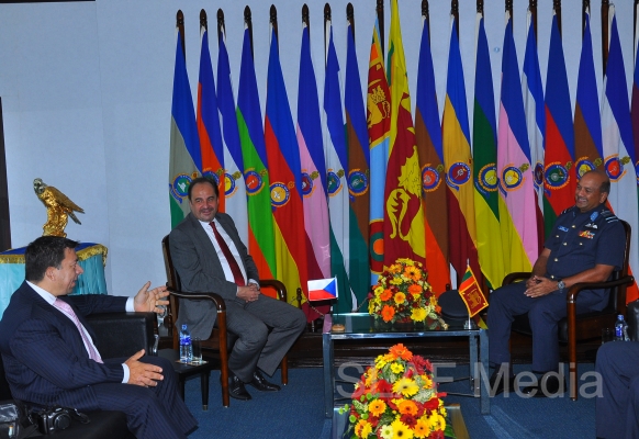 Minister of Foreign Affairs of The Czech Republic calls on The
Commander Of The Air Force