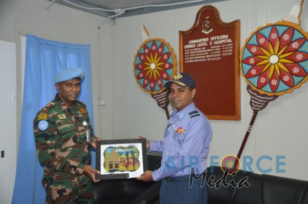 Director Provost conducts Higher Level Supervision Visit of SL Aviation Unit, South Sudan (UNMISS)