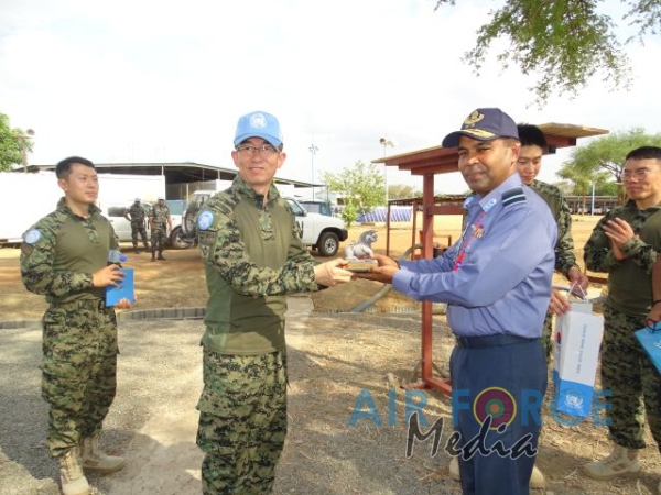 Director Provost conducts Higher Level Supervision Visit of SL Aviation Unit, South Sudan (UNMISS)