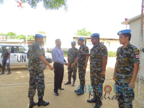 Director Provost conducts Higher Level Supervision Visit of SL Aviation Unit, South Sudan (UNMISS)