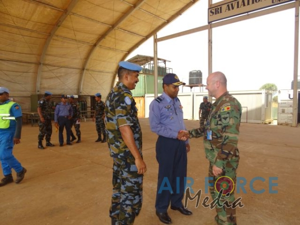 Director Provost conducts Higher Level Supervision Visit of SL Aviation Unit, South Sudan (UNMISS)