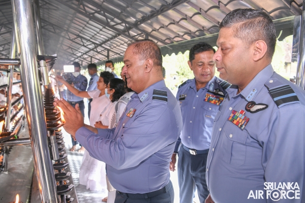 SLAF
CONDUCTS ANNUAL RELIGIOUS CEREMONY AT THE TEMPLE OF THE SACRED TOOTH IN
KANDY