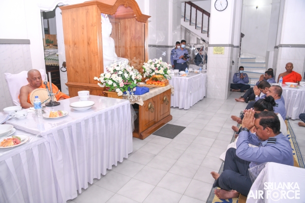 SLAF
CONDUCTS ANNUAL RELIGIOUS CEREMONY AT THE TEMPLE OF THE SACRED TOOTH IN
KANDY