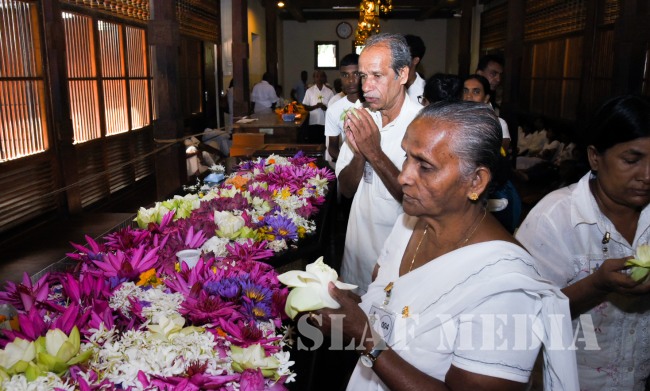 A Religious Ceremony at the Temple of the Sacred Tooth