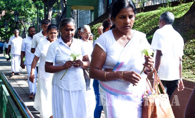 A Religious Ceremony at the Temple of the Sacred Tooth