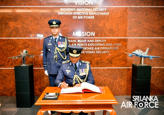 AIR VICE
MARSHAL UDULA WIJESINGHE BIDS ADIEU TO THE SRI LANKA AIR FORCE