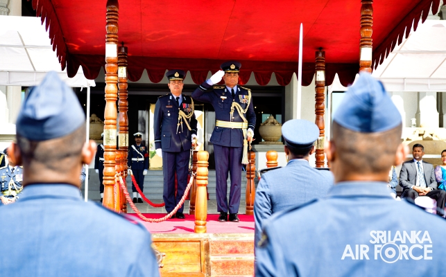 AIR VICE
MARSHAL UDULA WIJESINGHE BIDS ADIEU TO THE SRI LANKA AIR FORCE