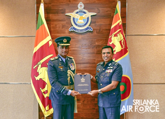 AIR VICE
MARSHAL UDULA WIJESINGHE BIDS ADIEU TO THE SRI LANKA AIR FORCE
