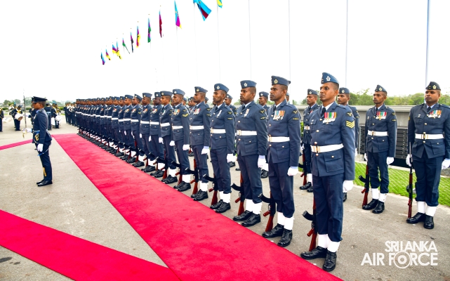 AIR VICE
MARSHAL WARUNA GUNAWARDANA BIDS ADIEU TO THE SRI LANKA AIR FORCE