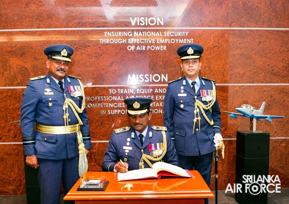 AIR VICE
MARSHAL WARUNA GUNAWARDANA BIDS ADIEU TO THE SRI LANKA AIR FORCE