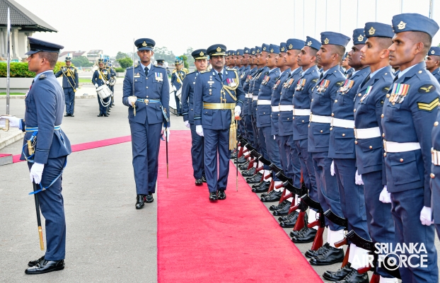 AIR VICE
MARSHAL WARUNA GUNAWARDANA BIDS ADIEU TO THE SRI LANKA AIR FORCE