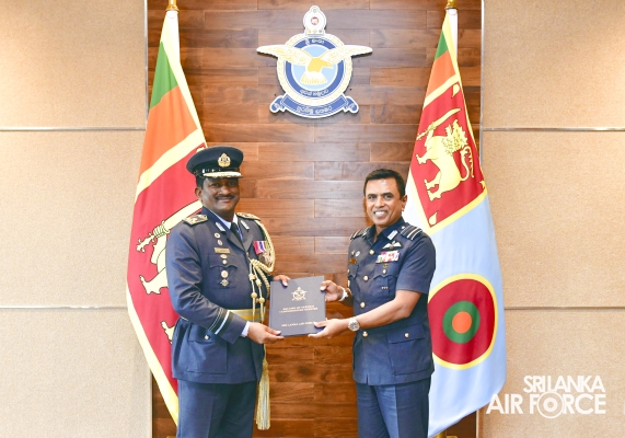 AIR VICE
MARSHAL WARUNA GUNAWARDANA BIDS ADIEU TO THE SRI LANKA AIR FORCE