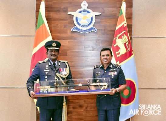 AIR VICE
MARSHAL WARUNA GUNAWARDANA BIDS ADIEU TO THE SRI LANKA AIR FORCE
