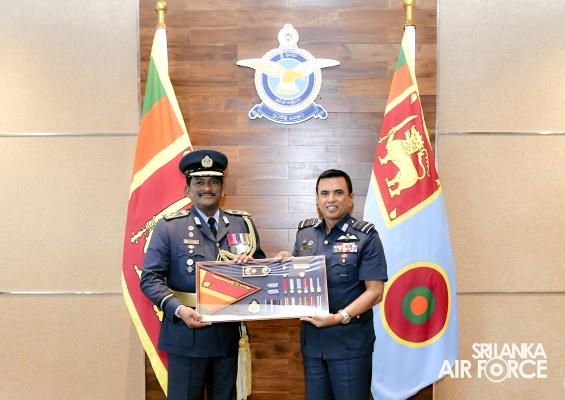 AIR VICE
MARSHAL WARUNA GUNAWARDANA BIDS ADIEU TO THE SRI LANKA AIR FORCE