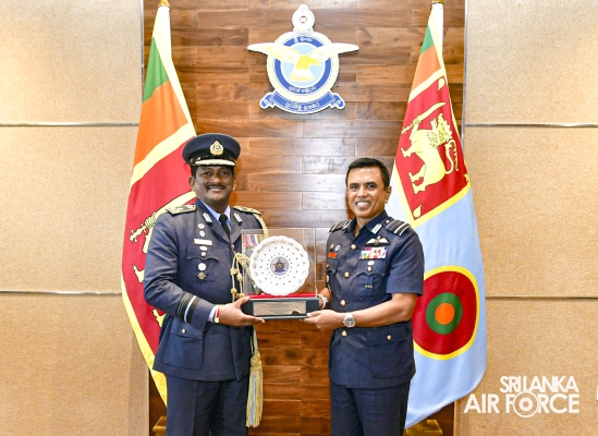 AIR VICE
MARSHAL WARUNA GUNAWARDANA BIDS ADIEU TO THE SRI LANKA AIR FORCE