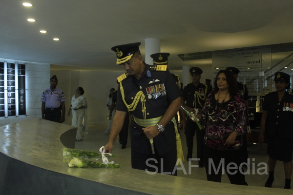 Commander Of The Sri Lanka Air Force Declared Open The SLAF War Heroes’ Monument At Ekala