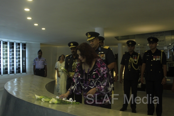 Commander Of The Sri Lanka Air Force Declared Open The SLAF War Heroes’ Monument At Ekala