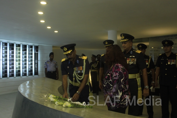 Commander Of The Sri Lanka Air Force Declared Open The SLAF War Heroes’ Monument At Ekala