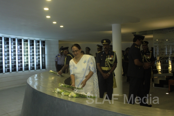 Commander Of The Sri Lanka Air Force Declared Open The SLAF War Heroes’ Monument At Ekala