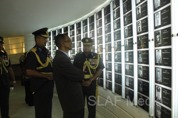 Commander Of The Sri Lanka Air Force Declared Open The SLAF War Heroes’ Monument At Ekala
