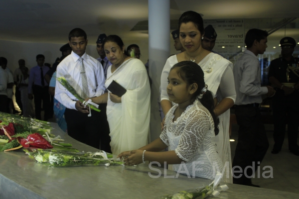 Commander Of The Sri Lanka Air Force Declared Open The SLAF War Heroes’ Monument At Ekala