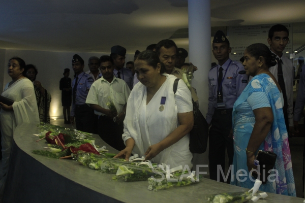 Commander Of The Sri Lanka Air Force Declared Open The SLAF War Heroes’ Monument At Ekala