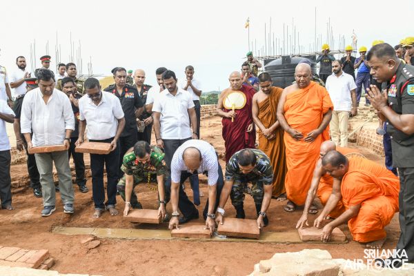 THE SECOND PHASE OF RESTORING DEEGAWAPIYA STUPA AND NEELAGIRISEYA COMMENCED