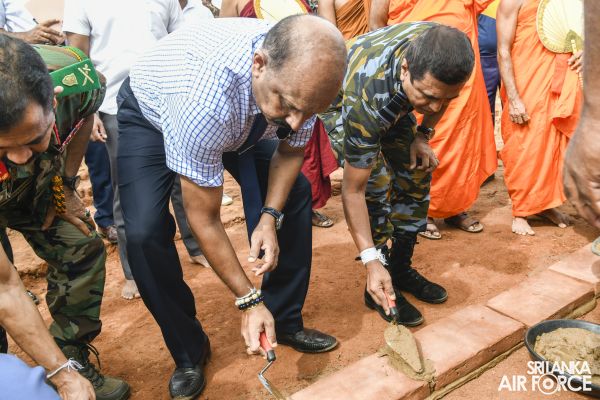 THE SECOND PHASE OF RESTORING DEEGAWAPIYA STUPA AND NEELAGIRISEYA COMMENCED
